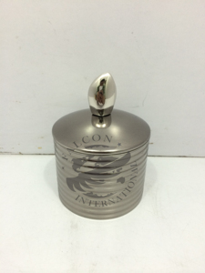 ที่ใส่เทียนทีไลท์ทำจากโลหะสังกะสีสีดำมีซับในเคลือบด้วยขี้ผึ้งมะพร้าวตกแต่งบ้านสำหรับงานแต่งงานอีสเตอร์-พาราฟินจากถั่วเหลือง - Product Image 2