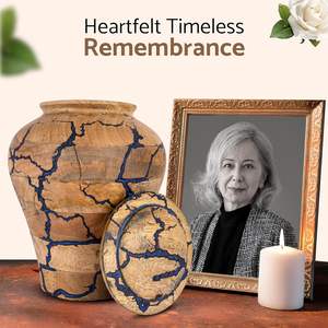 โกศใส่ขี้เถ้ากระดูกมนุษย์สำหรับผู้ชายหรือผู้หญิงทำจากไม้สำหรับผู้ใหญ่ทำด้วยมือไม้ที่ระลึกสำหรับผู้ใหญ่โลงไม้สำหรับผู้ชายผู้หญิง - Product Image 3