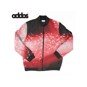 Chaqueta de Invierno Estilo Bomber de Satén con Cuello Alto, 100% Poliéster, Personalizada, al por Mayor - Product Image 3