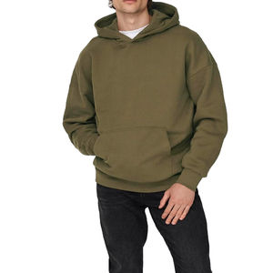 Vente chaude grande taille hommes à capuche 100% coton respirant polaire sweat avec logo privé imprimer vêtements d'hiver - Product Image 1