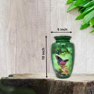 Grande urne pour cendres humaines, urne de crémation pour cendres-Urne papillon pour votre bien-aimé-Crémation funéraire commémorative pour adultes Grande - Product Image 4