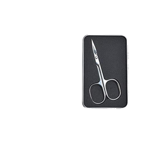 Tijeras para uñas con hoja de acero inoxidable de alta calidad, punta roma, tijeras para cutículas de cerámica personalizadas, arte de uñas, pedicura segura, cuidado del bebé - Product Image 2