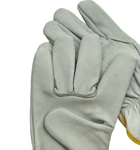 Heavy-Duty Cowhide Leather Classic <b>Driver</b> <b>Gloves</b> Premium Safety Rough Protection Longer Flexibility Durability Welding <b>Gloves</b> - Product Image 5