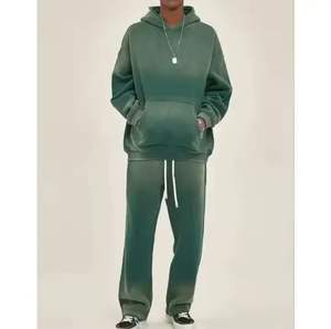 <b>Plus</b> <b>Size</b> Custom Made Pullover Design Quick Dry Oversize Clothing Brand Solid Colour Breathable Fabric <b>Tracksuits</b> - Product Image 2