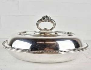 Plat de restauration avec un élégant matériau en acier inoxydable, récipient à beurre à usage domestique, fromage blanc de table de mariage et serveur de lait caillé - Product Image 5