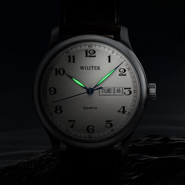 Factory Wholesale Luxury Mens Quartz Watch Waterproof Luminous Date Week Calendar Quartz Men's Watch