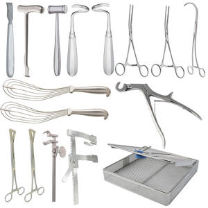 Set de Cirugía Toracotópica Tebbetts, Set de Cirugía de Senos de 16 Piezas, Herramientas Quirúrgicas de Acero Inoxidable, Set de Aumento de Senos Vaslcare - Product Image 1
