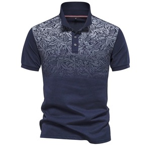Nouveau 2025 été respirant coton hommes polo chemise-OEM broderie personnalisée T-shirts à col pour affaires décontracté et uniformes - Product Image 2