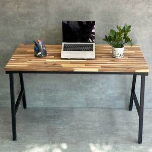 Minimalist 120x60cm ACACIA WOOD PC <b>DESK</b> with A-SHAPED IRON LEGS PORTABLE and <b>FOLDING</b> for HOTEL USE-SPD68201 - Product Image 3