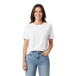 Camisetas de Mujer de Algodón, Estilo Casual, Corte Holgado, Manga Corta, Tela Ligera, Opción Cómoda para el Look Diario - Product Image 4