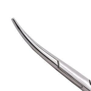Pinzas hemostáticas Kelly, instrumentos quirúrgicos médicos curvos, pinzas hemostáticas para mosquitos de acero, fuente de alimentación Manual - Product Image 6