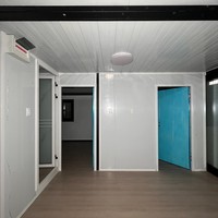 Maison de conteneur extensible de 20 pieds, maison pliable préfabriquée de deux chambres, immeuble de bureaux standard australien