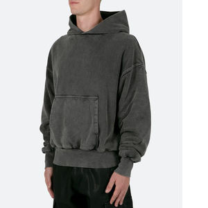 Heavyweight Hoodie Custom Womens Mens Oversized Pullover Pareja Hoodies - Product Image 2