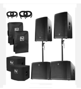 Subwoofers Amplificados ETX18SP de 1800W con LED RGB del Proveedor Verificado - Product Image 1