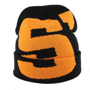 Venta al por mayor Unisex Beanie Sombreros de punto All Over Print Winter Hat Streetwear Skull Caps Skully Hat Custom Logo Jacquard Beanies - Product Image 4