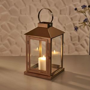 Lanterne en acier inoxydable belle brillance parfaite pour la décoration intérieure, les événements de mariage et les festivités en plein air - Product Image 6