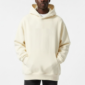 Sweat à capuche zippé de qualité supérieure avec logo en relief personnalisé, coupe classique, impression par transfert thermique, 100% coton pour homme - Product Image 5