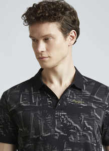 Impression simple 3D pour hommes pour les polos de tous les jours Tops décontractés à manches courtes avec revers Style de t-shirt de vacances - Product Image 5