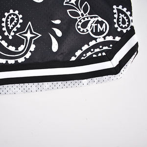 Short de compression d'été de haute qualité pour hommes Zipper Fly Sublimation personnalisée Logo Design Respirant Mesh Beack Shorts Solide - Product Image 5