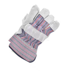 Guantes de Trabajo de Cuero de Protección de Seguridad para Manos, Resistentes, para Construcción Industrial, Almacén, Taller, Palma Reforzada, Piel de Vacuno - Product Image 4