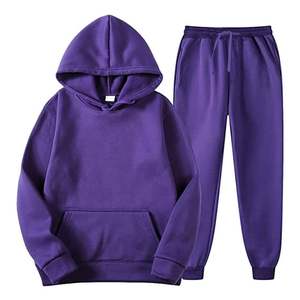 Sweat à capuche Costumes pour hommes 2 pièces Ensemble de survêtements pour hommes Manches longues Casual Running Sports Sweatsuit - Product Image 1