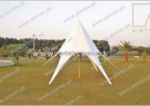 Tienda de campaña de lona 100% algodón hecha a medida, tienda de campaña ligera y móvil, ignífuga, resistente a los rayos UV, logotipo personalizado - Product Image 6