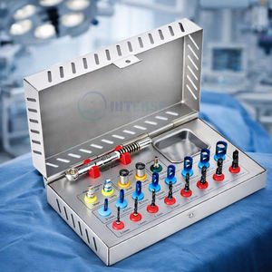 Kit d'implants dentaires manuels de base en acier inoxydable de qualité médicale avec outils chirurgicaux d'implantologie pour une pose précise - Product Image 2