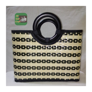 VENTA CALIENTE BOLSO DE PAJA PARA MUJER BOLSO DE PLAYA TEJIDO DE HIERBA MARINA PARA VERANO PHOTOSHOOT REGALO DE VACACIONES BARATO AL POR MAYOR - Product Image 4