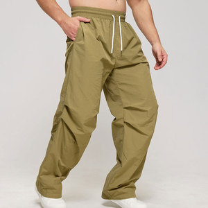 Baggy Nylon <b>Trouser</b> Stylish Streetwear Relaxed Fit Lightweight Everyday Fashion Baggy Nylon <b>Trouser</b> - Product Image 1
