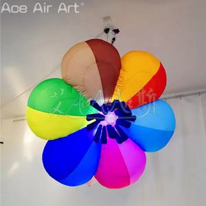 Effrayant Halloween ballon gonflable suspendu Piranha langue décorations de vacances <span class=keywords><strong>maison</strong></span> <span class=keywords><strong>hantée</strong></span> avec effrayant monstre fleur - Product Image 4