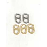 Breloques plates en argent sterling 25 mm avec diamants pavés, plaqué or 14k/18k, vermeil noir pour la fabrication de bracelets