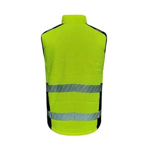 เสื้อกั๊กสะท้อนแสงความปลอดภัยสูง KENVA สีเหลืองเรืองแสง กันลม ระบายอากาศได้ดี ผลิตจากโพลีเอสเตอร์ สำหรับทุกเพศ ได้รับการรับรองมาตรฐาน EN สำหรับชุดทำงาน - Product Image 2