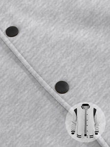 เสื้อแจ็คเก็ตวาร์ซิตี้สำหรับผู้ชาย เสื้อกีฬาฤดูหนาว แขนยาว ทรงหลวม สวมใส่สบาย สำหรับผู้ชายไซส์ใหญ่ ขายส่ง - Product Image 5