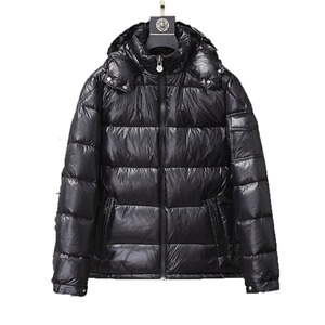 Vestes d'hiver pour hommes Vente en gros Vestes en peluche Vêtements d'extérieur à fermeture éclair Automne duvet Hiver Vestes en peluche pour hommes Haute qualité Noir OEM - Product Image 2