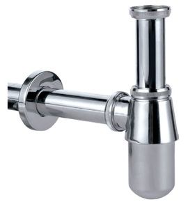 Sifone per bottiglia in ottone cromato deluxe (Mirtak CA-41432) - Product Image 1