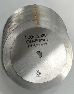 Silver & <b>Gold</b> Metal Ball Chain Design Diamond Tool Round Blade <b>Disc</b> Equipment for Efficient Jewelry Cutting - Product Image 3