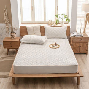 Housse de protection de matelas tricotée, imperméable, drap-housse doux, respirant, réutilisable, durable, protège-lit pour adultes, usage domestique - Product Image 2
