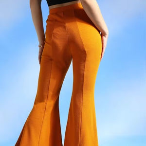 กางเกงขาบานสำหรับผู้หญิงกางเกงระบายอากาศทรงหลวมสำหรับฤดูหนาว - Product Image 6