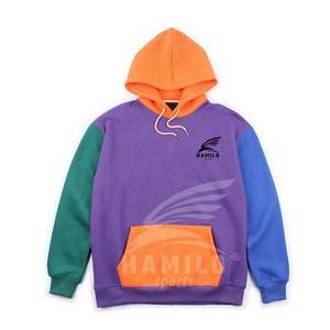 เสื้อฮู้ดสวมหัวสำหรับผู้ชาย, ผ้าฝ้าย100% ระบายอากาศลายพื้นย้อมธรรมดาผสมทำจากผ้าฝ้ายสไตล์ที่เป็นเอกลักษณ์ - Product Image 1