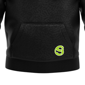 เสื้อสเวตเชิ้ตมีฮู้ดโอเวอร์ไซส์ผ้าฝ้ายแท้350กรัมมีฮู้ดหนาแบบรูดซับลิเมชันดีไซน์แบบมีเชือกรูดมีลายนูนสำหรับฤดูหนาว - Product Image 3