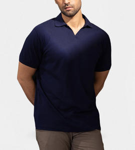 Vente en gros de chemises pour hommes de haute qualité, poids lourd, 100% coton / polyester, respirantes, broderie personnalisée, logo, solides, vintage - Product Image 1