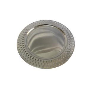 Plato de Metal Ecológico de Calidad Hotelera, Elegante Plato para Servir Alimentos en Bodas y Cenas en Casa, Plato para Servir Ensaladas - Product Image 3