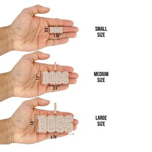 Colgante de Oro Blanco de 10K con Letra y Diamante Redondo Cultivado en Laboratorio para Mujer, Regalo Clásico - Product Image 3