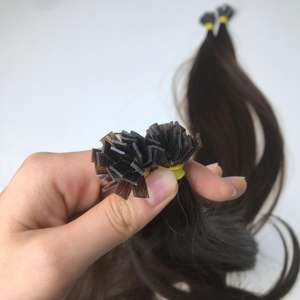 ผมต่อเคราตินเป็นลอนธรรมชาติผมมนุษย์ทำจากผมตรงมีหนังกำพร้าแบบเต็มทรงเวียดนามแท้100% - Product Image 5