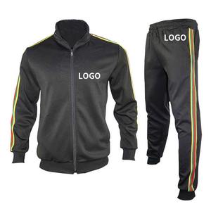 Service OEM accepte les survêtements de jogging pour hommes 2 pièces Sports Gym Training Suits Sportswear Sets Tracksuits avec fermeture éclair complète - Product Image 2