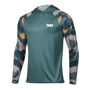 Séchage rapide Upf 50 manches longues Huk protection Uv Sublimation personnalisé Polyester vierge Performance vente en gros chemise de pêche pour hommes - Product Image 1