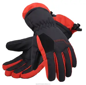 Лыжные перчатки, зимние Детские Водонепроницаемые варежки для сноуборда, теплые зимние лыжные перчатки Thinsulate 3M