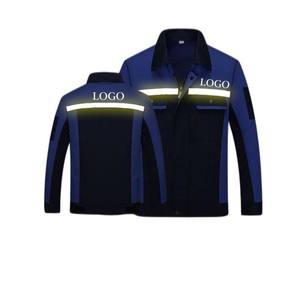 Veste coupe-vent unisexe en coton de haute qualité avec bande réfléchissante, service OEM, couleur personnalisée - Product Image 5