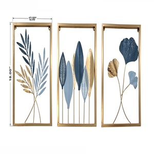Inicio Diseñador de moda Oro Metal Artes Decoraciones de pared para sala de estar - Product Image 1