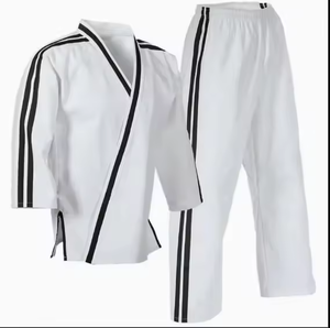 Conjuntos de Artes Marciales Unisex de Alta Calidad, Cómodos, Ligeros, Transpirables, Personalizados, 100% Algodón Teñido en Prenda, Uniforme de Karate - Product Image 3